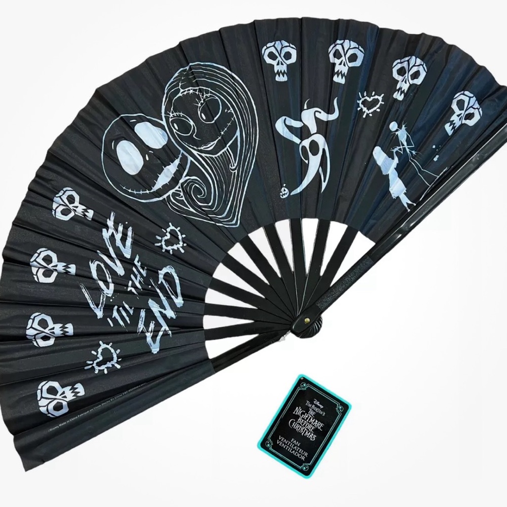 Disney Jack & Sally Handheld Folding Fan